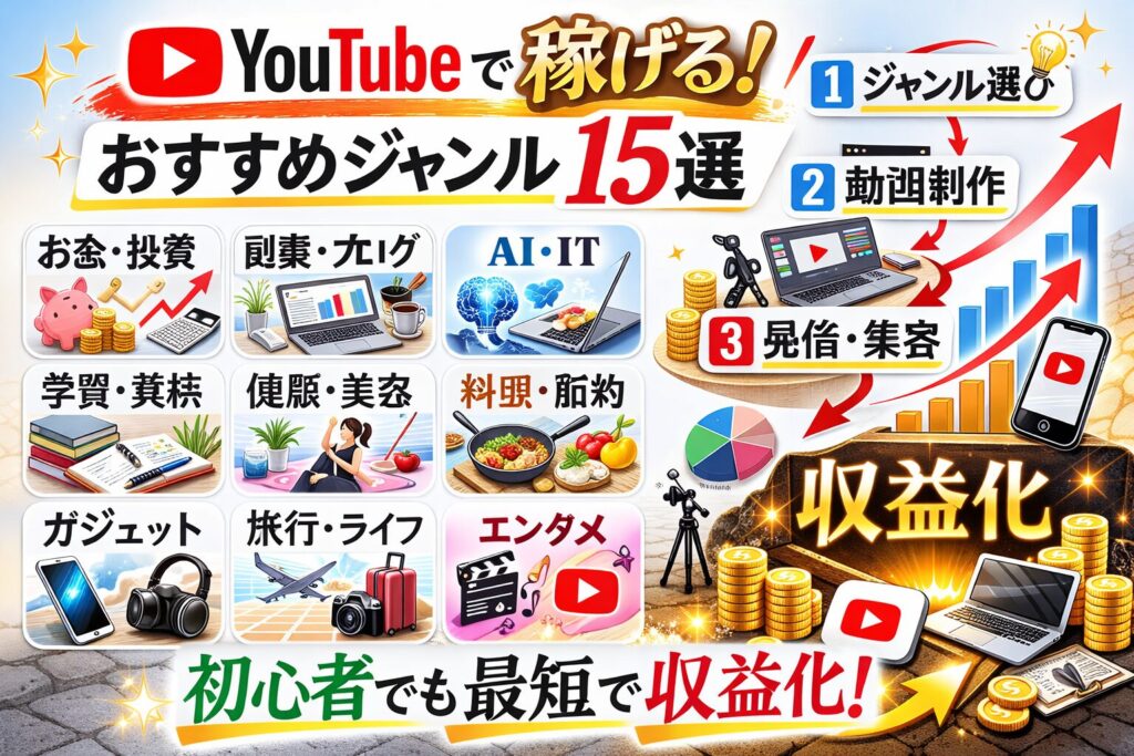 YouTubeで稼げる仕組み