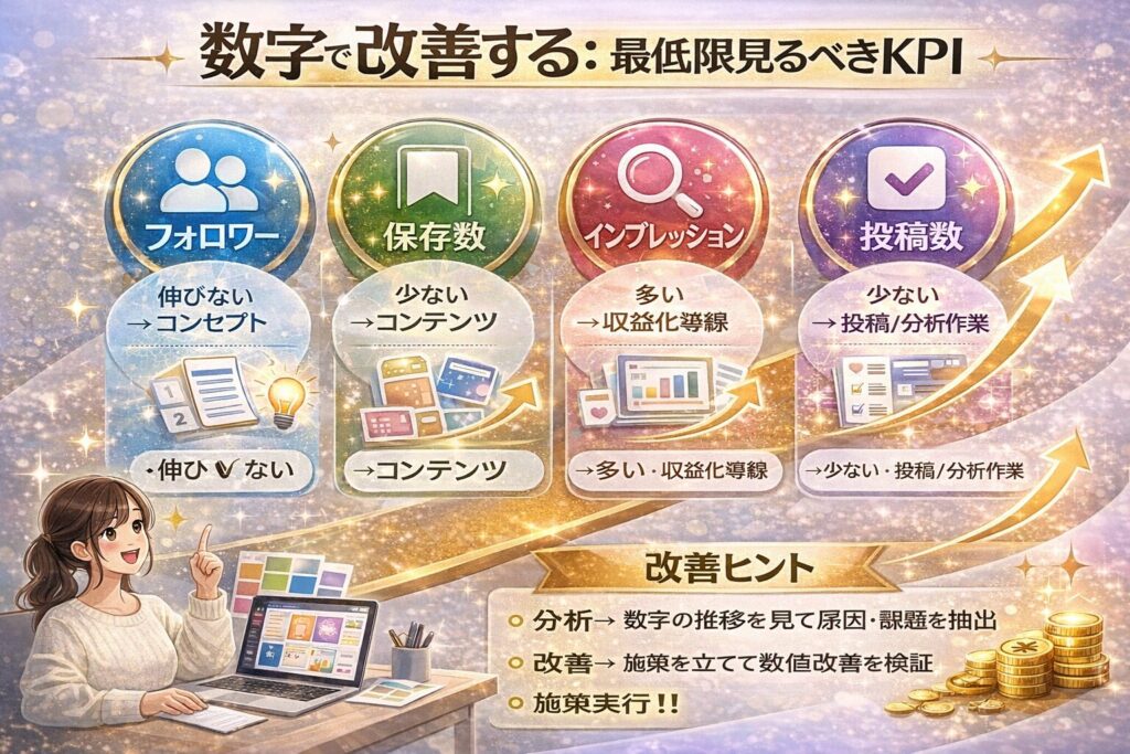 数字で改善する:最低限見るべきKPI